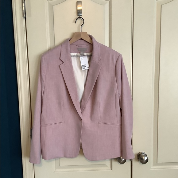 H\u0026M Jackets \u0026 Coats | H\u0026M Pink Fitted One Button Blazer Size 18 | Color: Pink | Size: 18 | Mdpearce's Closet